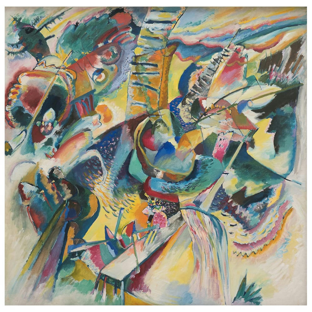 - Tableau improvisation Klamm Wassily Kandinsky 50x50cm