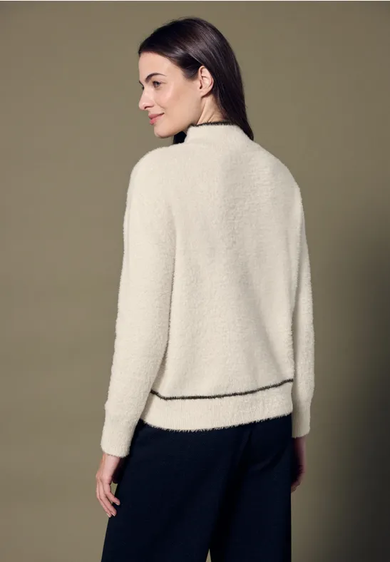 Pullover mit Kontrastdetails