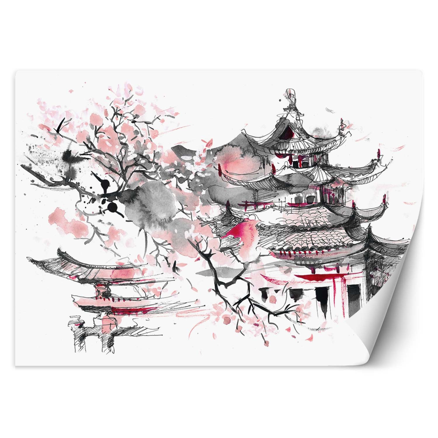 Feeby Fototapeta, Japońska pagoda 150x105