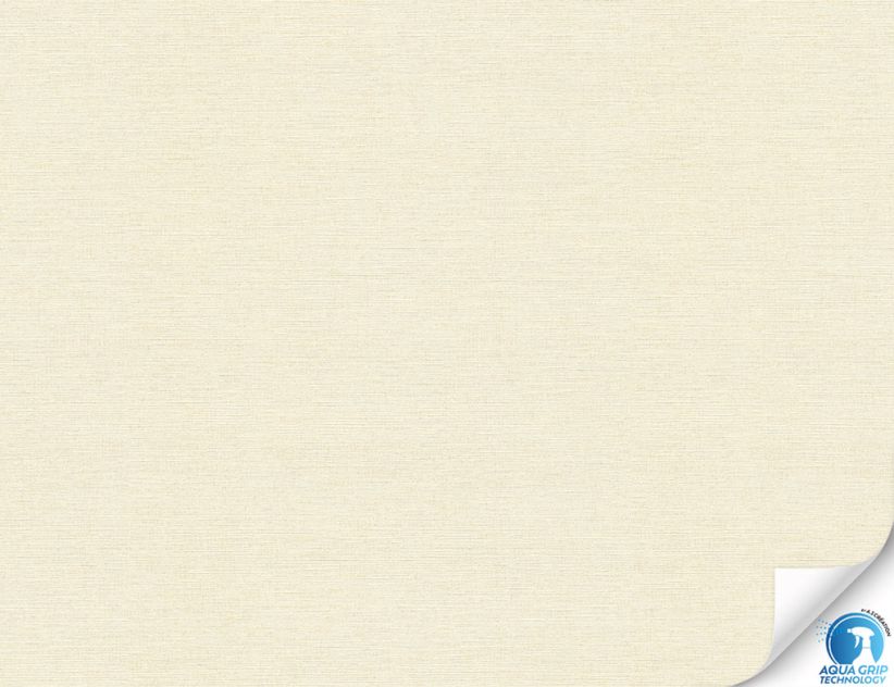 Vorgeleimte Vliestapete Textilstruktur Creme