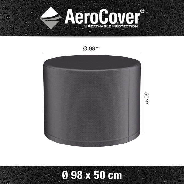 Pokrowiec ogrodowy na stolik9150 Ø98x50 AeroCover szaryHomms