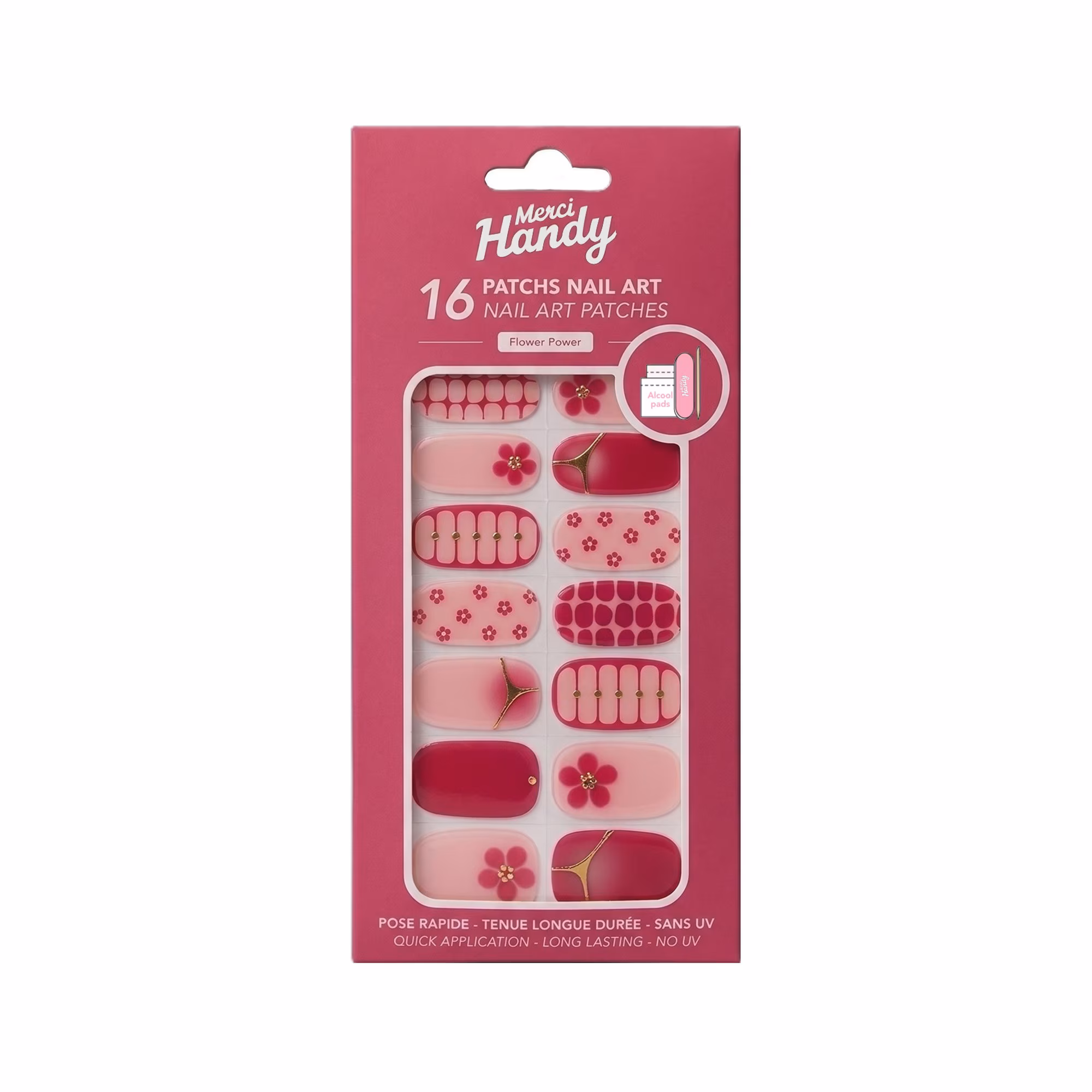 HANDCAREPatchs nail art - flower power