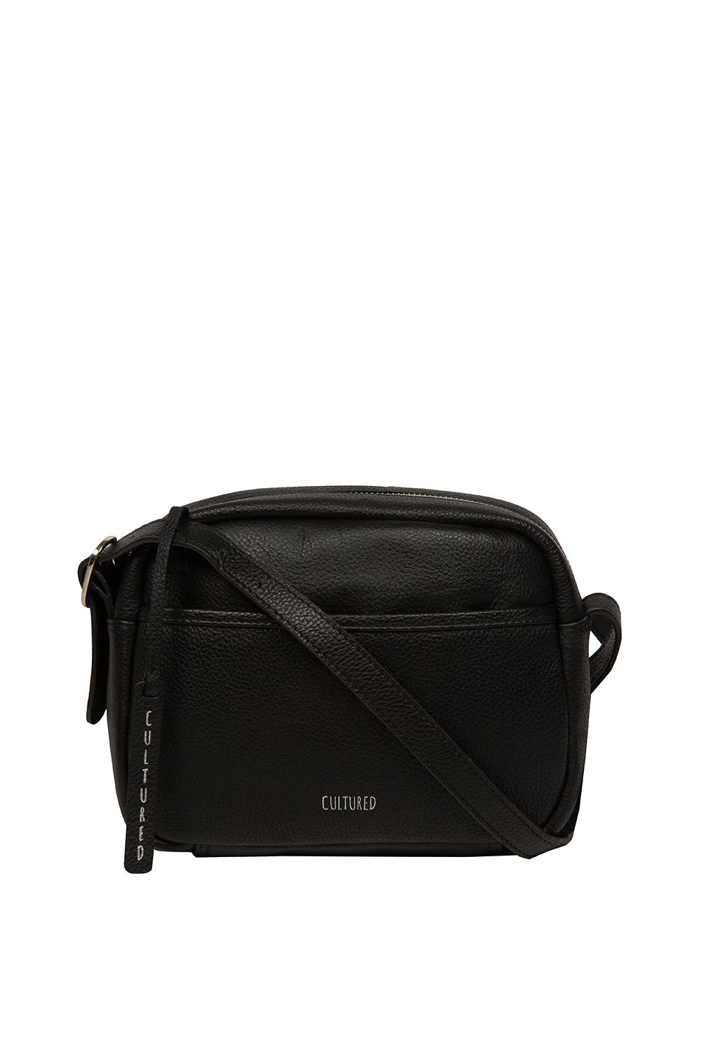 Cultured London Ariella' Leather Cross Body Bag