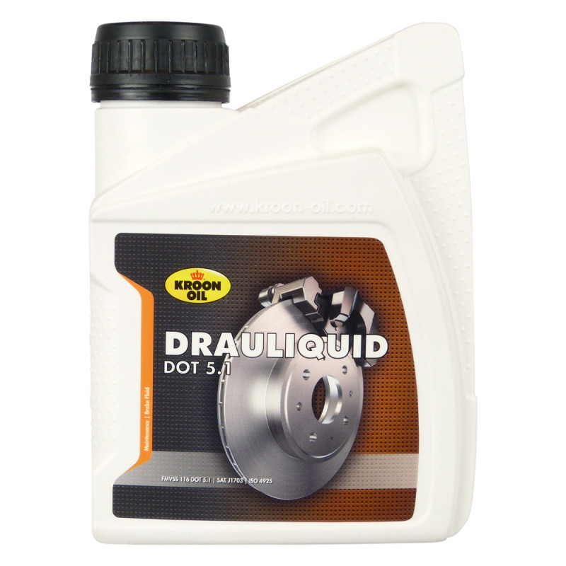 Liquide de frein Drauliquid DOT 5.1 0,5 L KROON-OIL