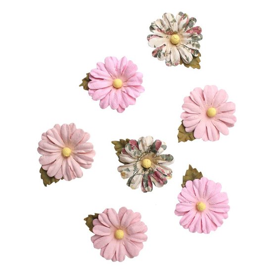 Pearl Pink Valerie Paper Flowers 14 Pack
