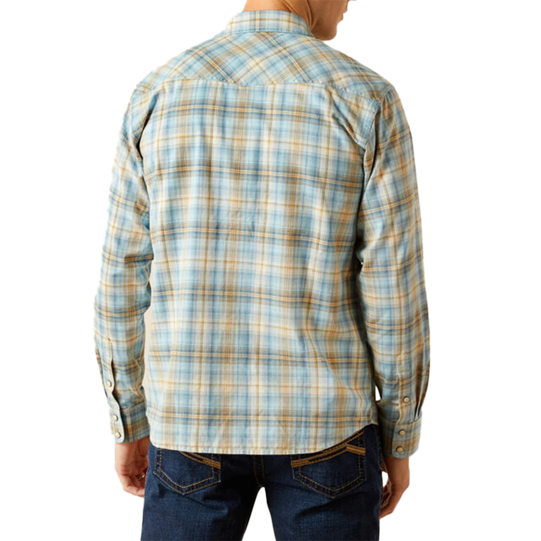 Мужская рубашка Ariat Howe Retro Fit с длинными рукавами и кнопками
