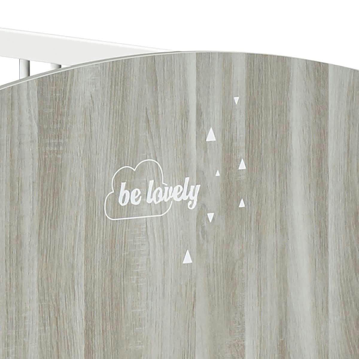 SMILE - Lit bébé à barreaux 120x60cm