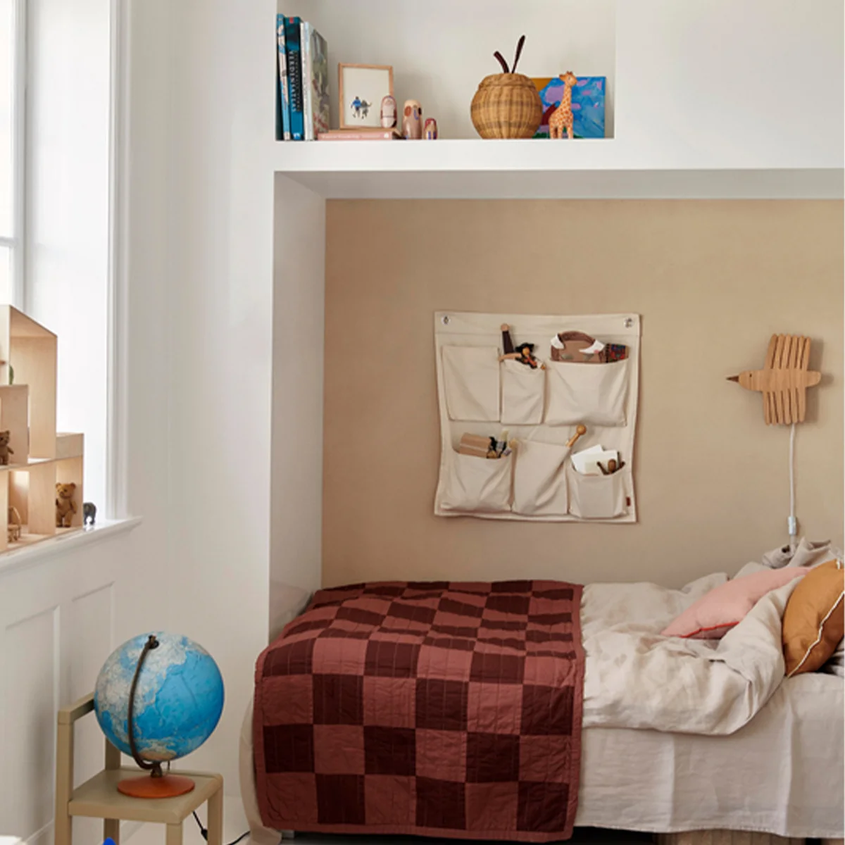 Ferm Living - Canvas Wandorganizer