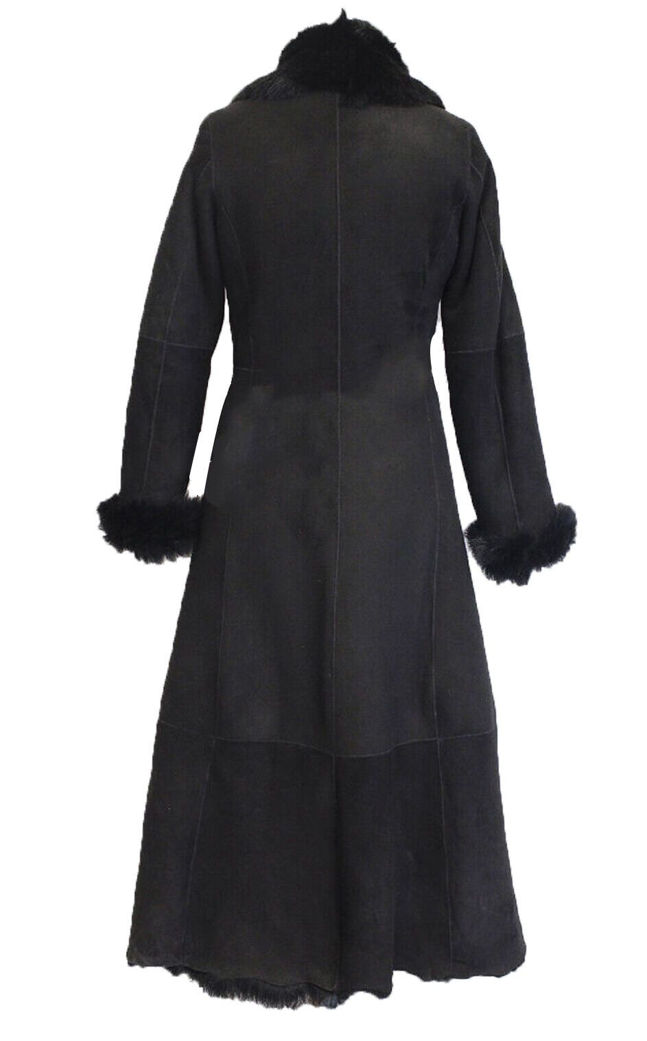Infinity Leather Suede Toscana Sheepskin Trench Coat-Rushden