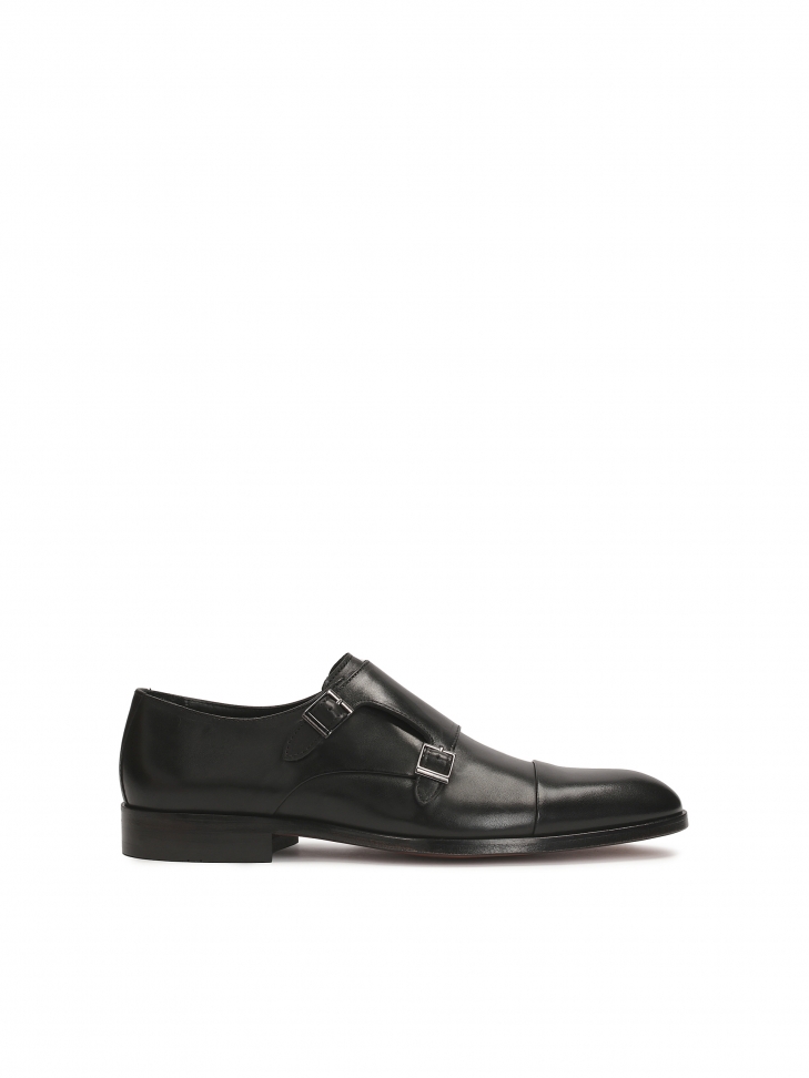 Men's black casual monk shoes from the luxurious KAZAR collection