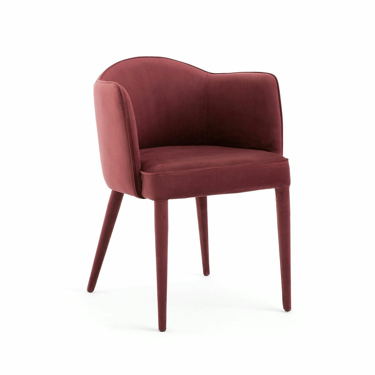 Fauteuil de table velours, Leos