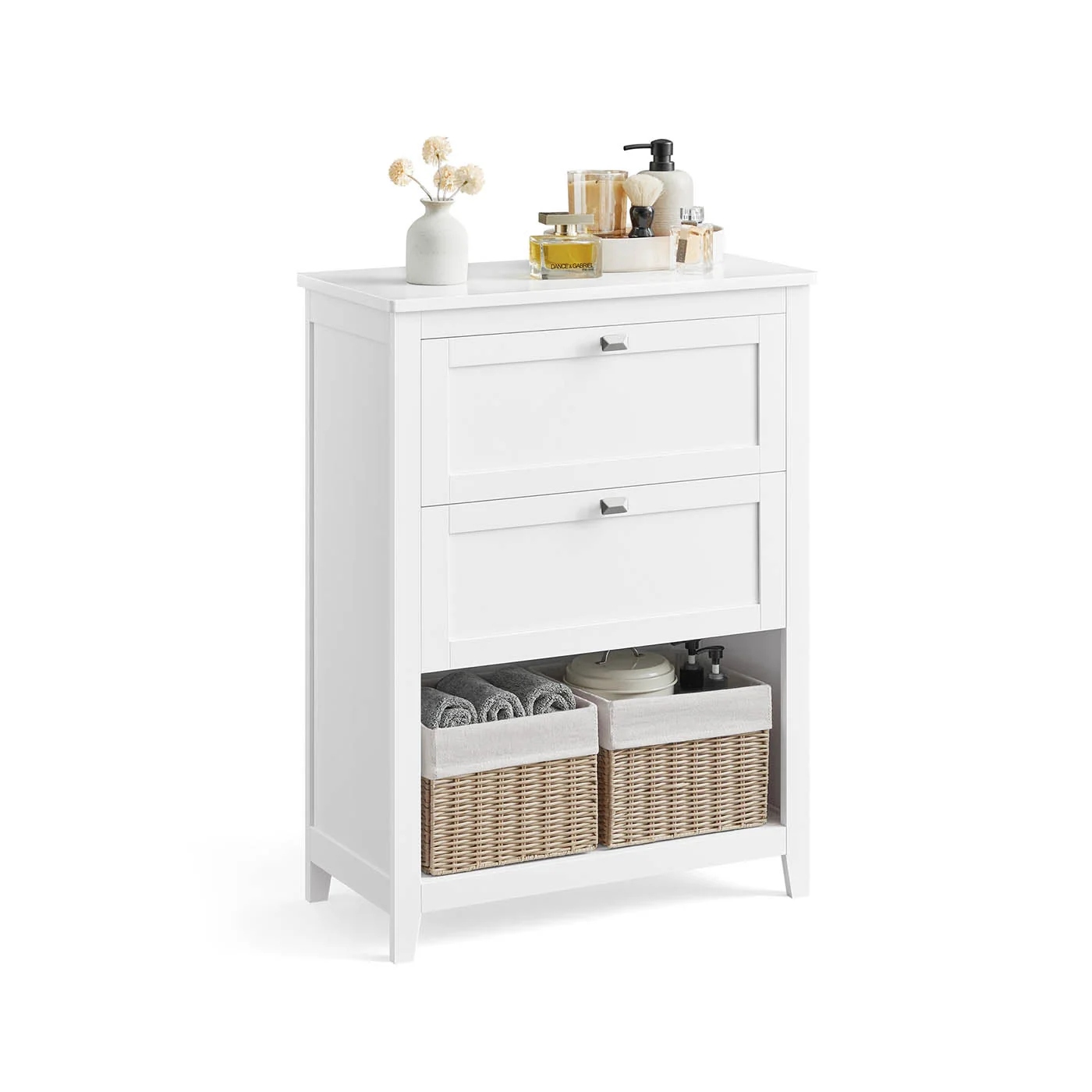 Meuble de salle de bain avec 2 tiroirs et 1 séparateur réglable