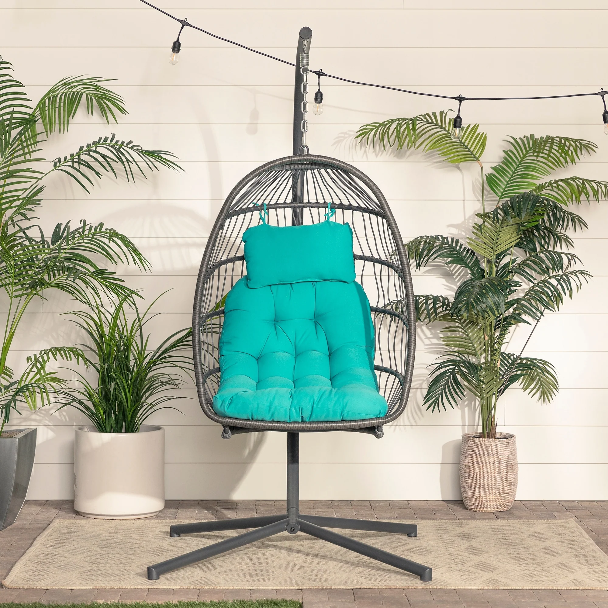 Middlebrook Outdoor Swing Egg Chair & Stand