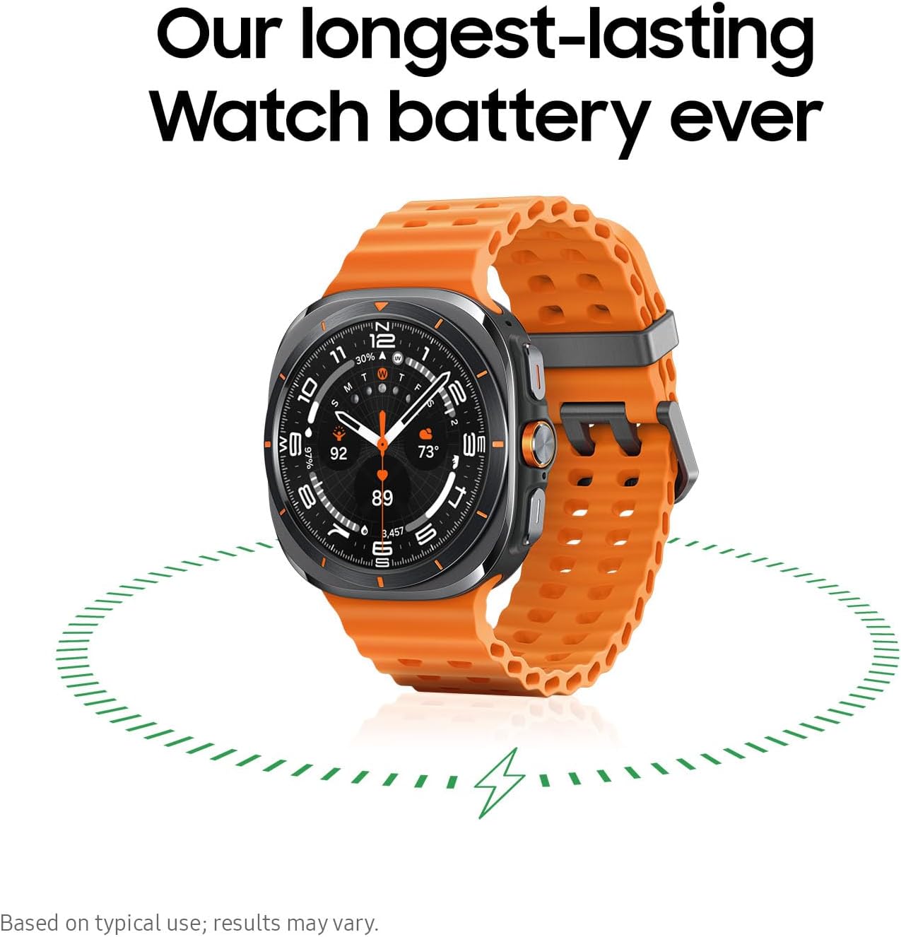 Samsung Galaxy Watch Ultra (2025) 47mm LTE Smartwatch  Titanium Casing  Advanced Sleep Coaching  Running Coach  Energy Score  Heart Rate Tracking  GPS  Titanium Blue [US Version  2 Yr Warranty]