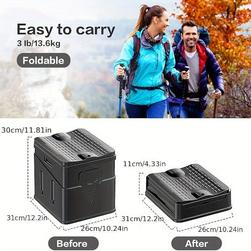 NNETM Portable Camping Toilet for RVs and Outdoor Travel