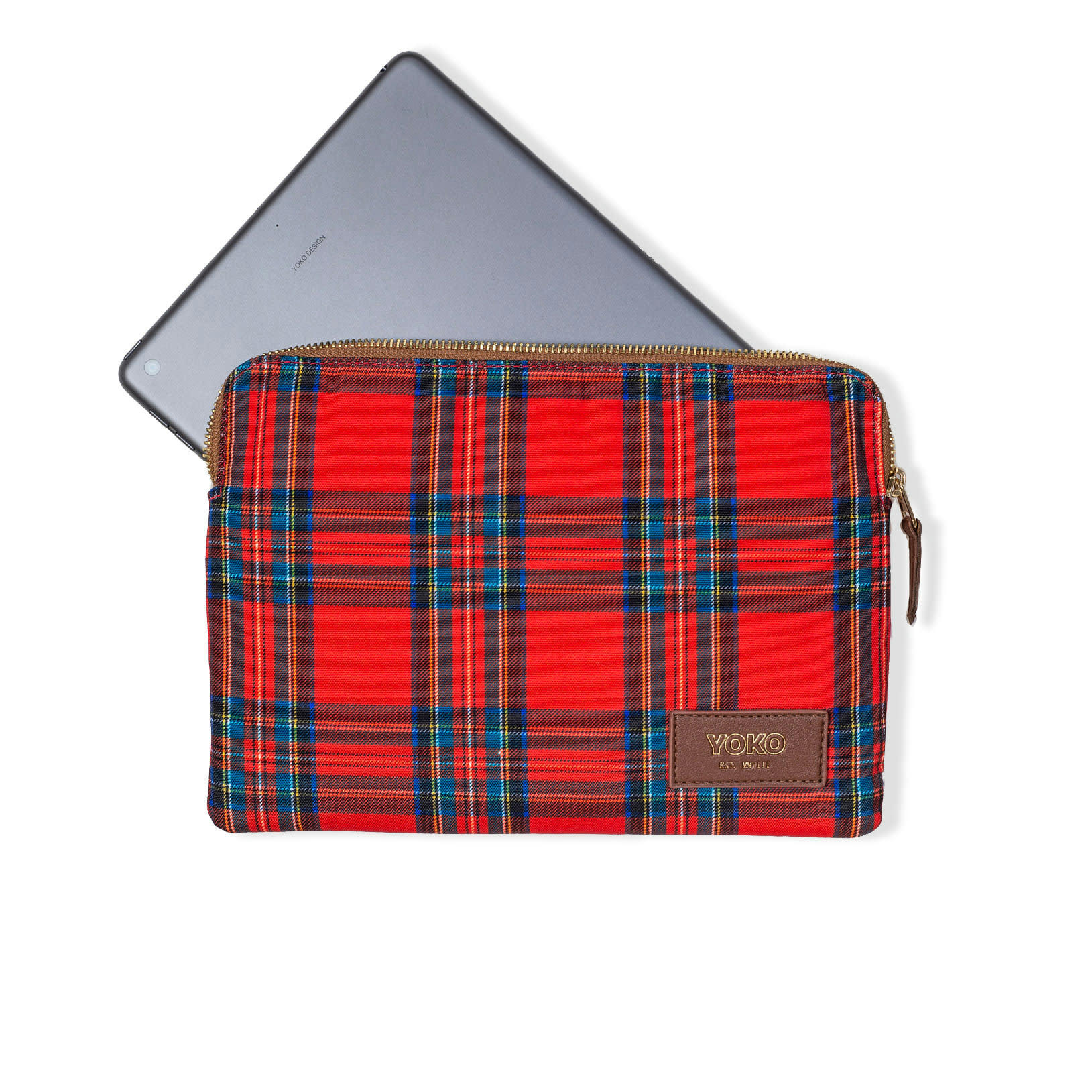 TARTAN - Housse d'ipad & tablette Tartan RPET Rouge