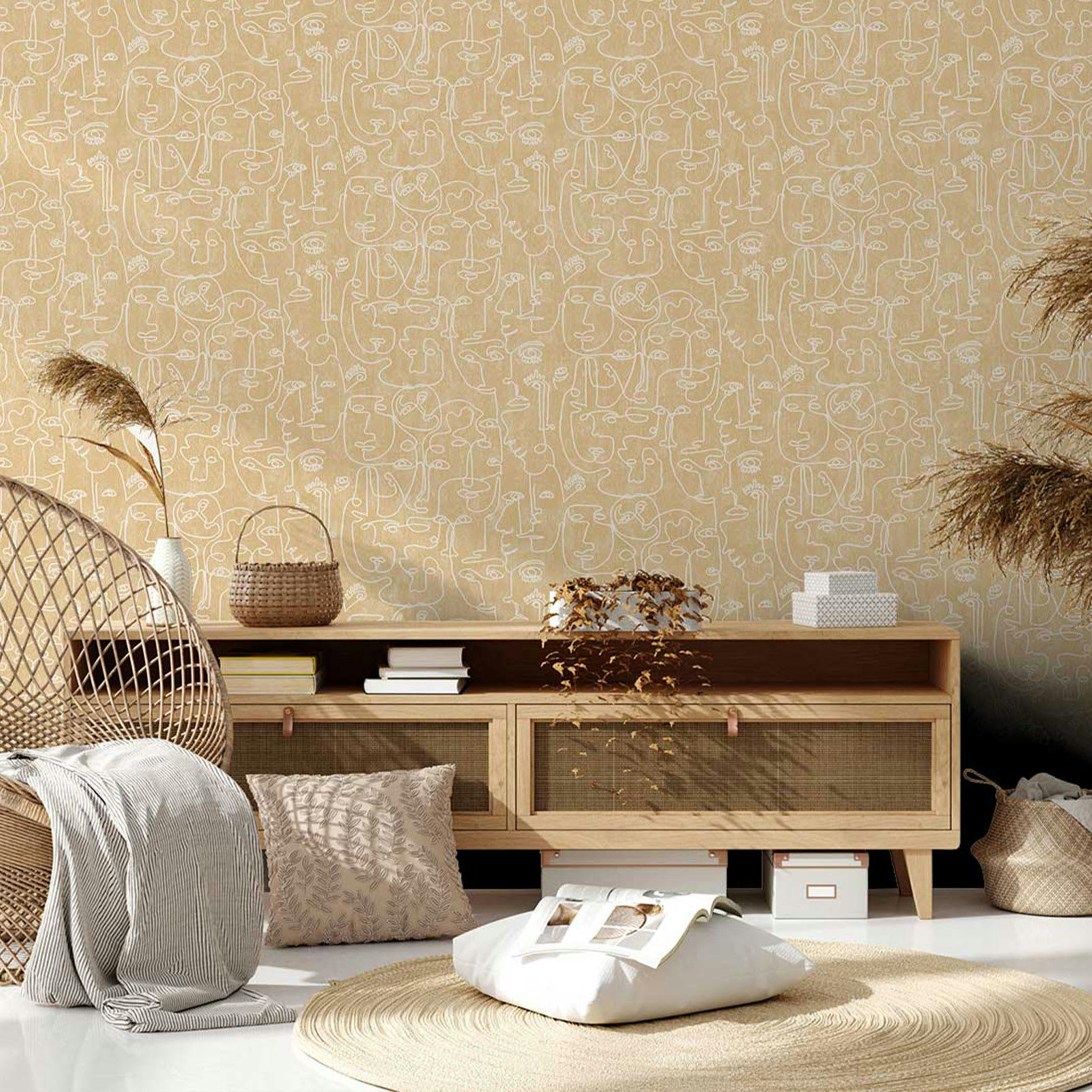 - Papier peint graphique Arty Woman 0,53x10 mètrescm