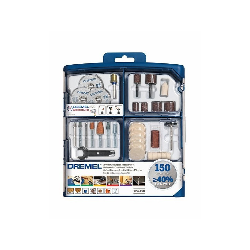 Coffret de 150 accessoires multi-usages DREMEL
