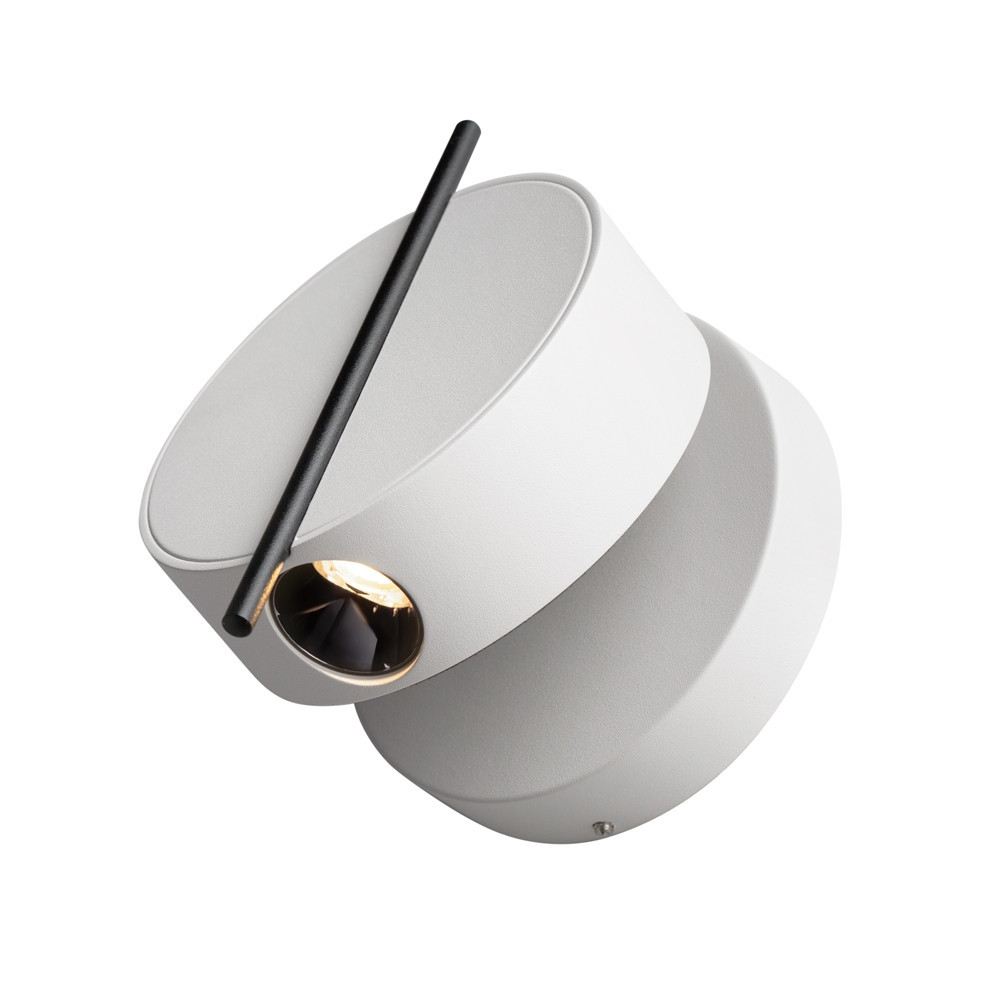 Kinkiet Nuancebiało-czarny LED 1x4W 200lm wym:14x10x6,65cm IP20 Maytoni