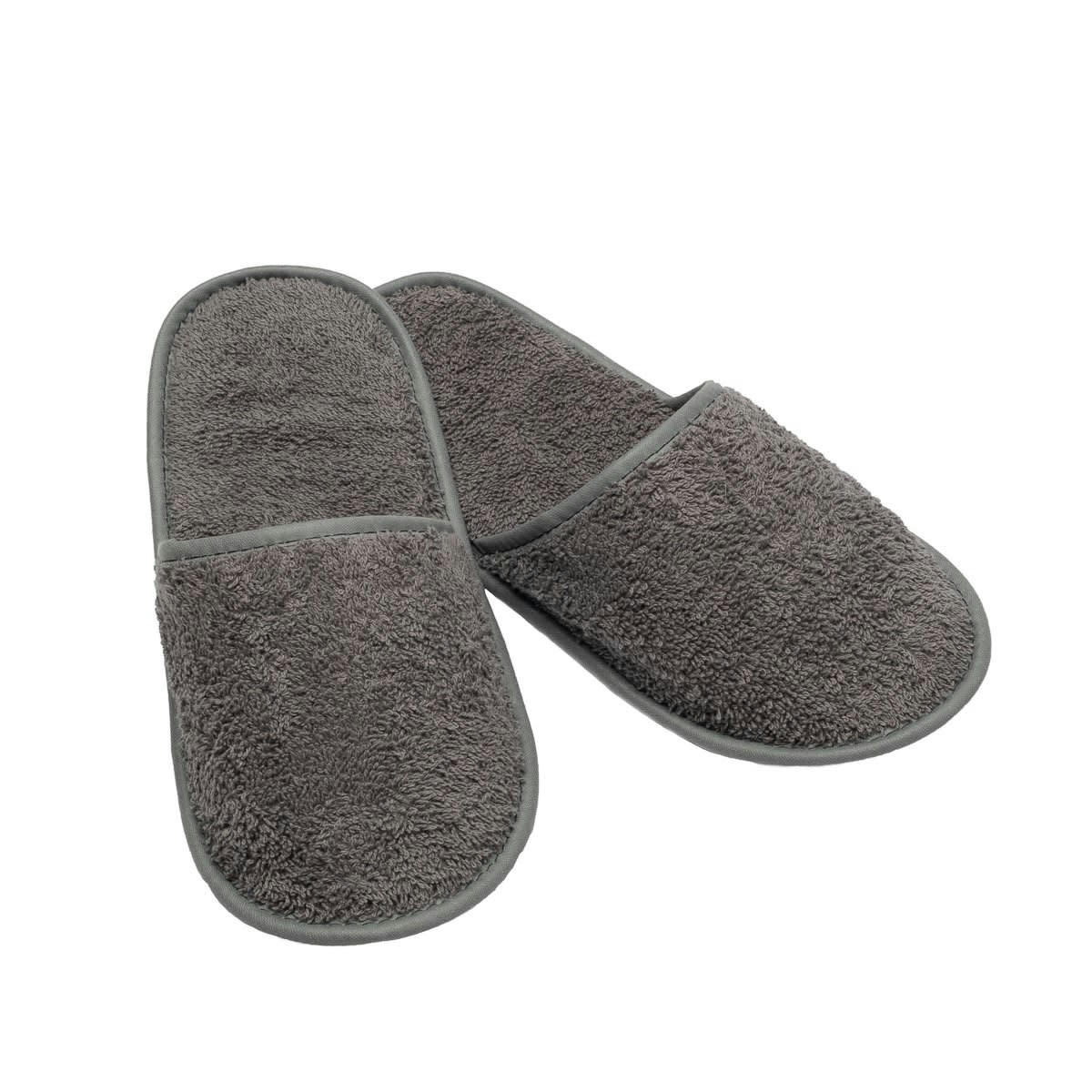 - Chausson de bain en eponge gris foncé taille 41