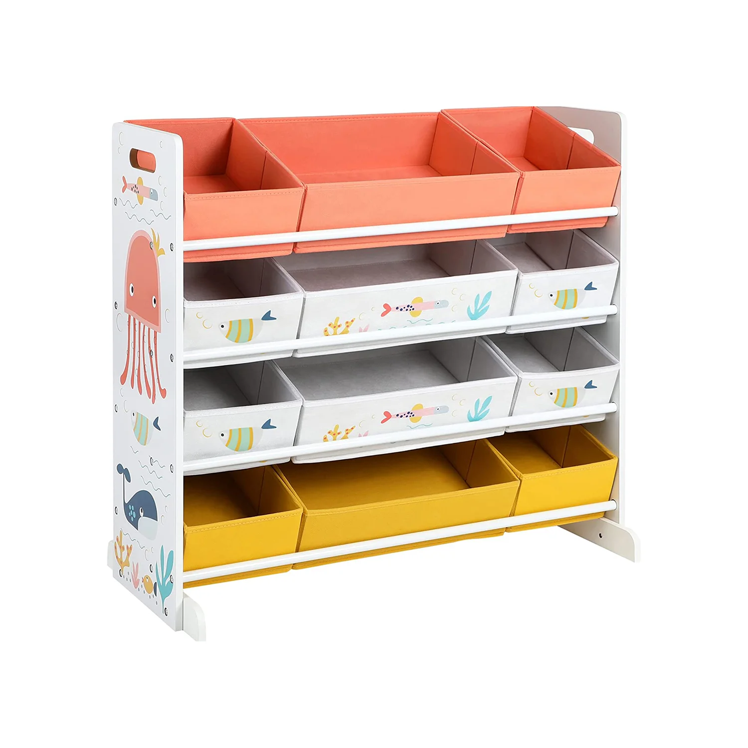 Meuble à jouets blanc