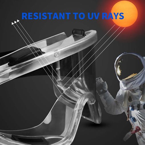 SOGA 2X Clear Protective Safety Glasses Windproof Lab Goggles Eyewear