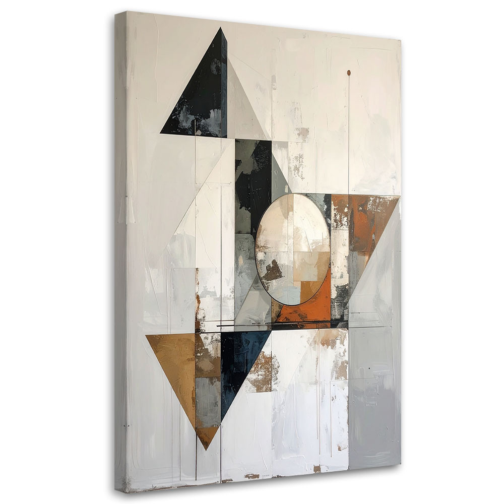 Obraz do salonu sypialni biura, Abstrakcja geometryczna 20x30