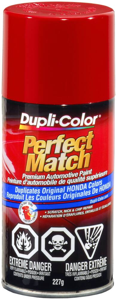 Dupli-Color Perfect Match Premium Acrylic Lacquer Automotive Aerosol Spray Paint, Milano Red (R81), 227-g