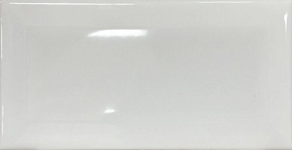 Faïence murale intérieur métro blanc L.15 x l.7,5 cm x ép.7,2 mm