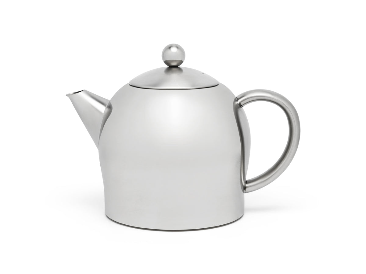Bredemeijer - Dubbelwandige theepot Minuet Santhee - 0,5 liter - RVS - Mat