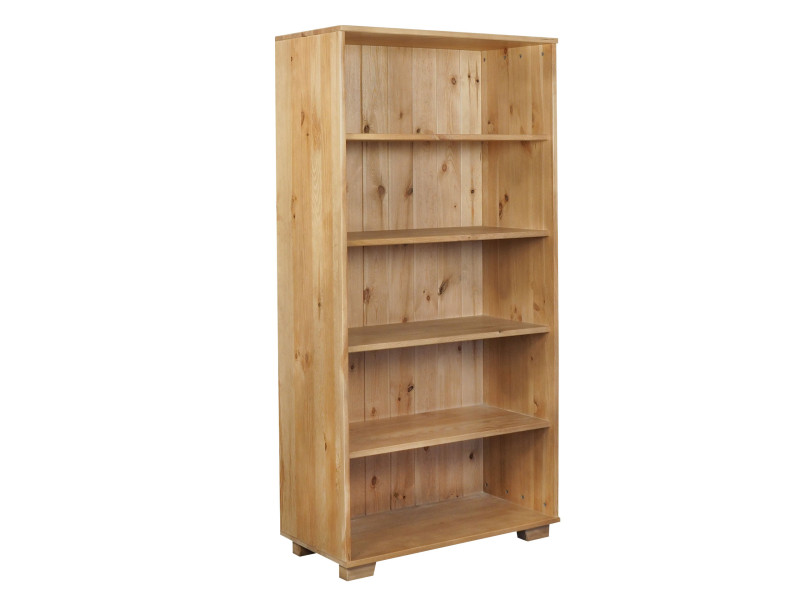 Regał z drewna litego I NATURAL WOOD, kolor dębowy
