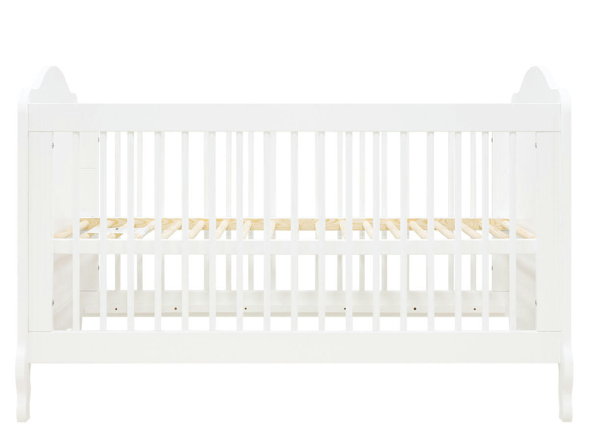 ELENA - Lit banquette 70x140 en MDF blanc