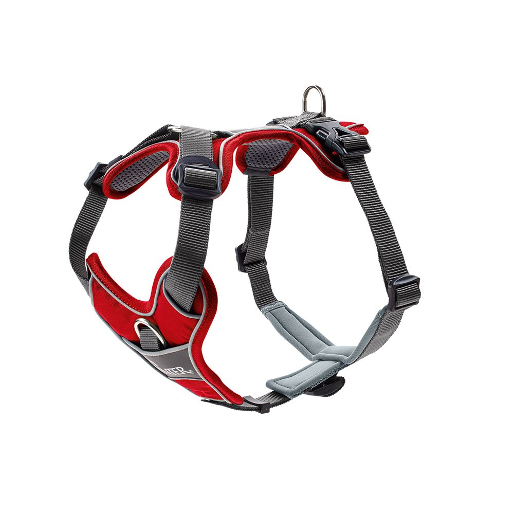 HUNTER Divo Harness – Red/Grey