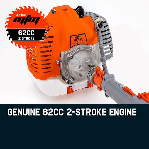 NNEMB 62CC Pole Chainsaw Hedge Trimmer Saw Brush Cutter Whipper Snipper Multi Tool