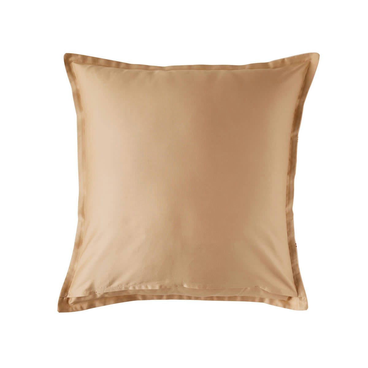 IMPRESSIONNISTE - Taie d'oreiller imprimée en satin de coton beige 64x64