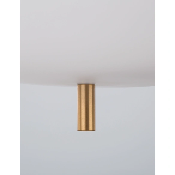 Pendelleuchte »Lato «, LED, 1-flammig, goldfarben/weiß