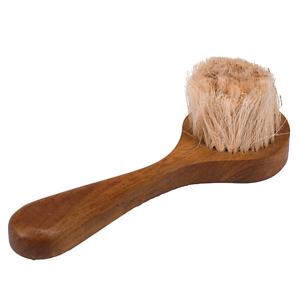 Lot de 2 brosses à cirer en bois de teck et fibre d ananas - ONI 01