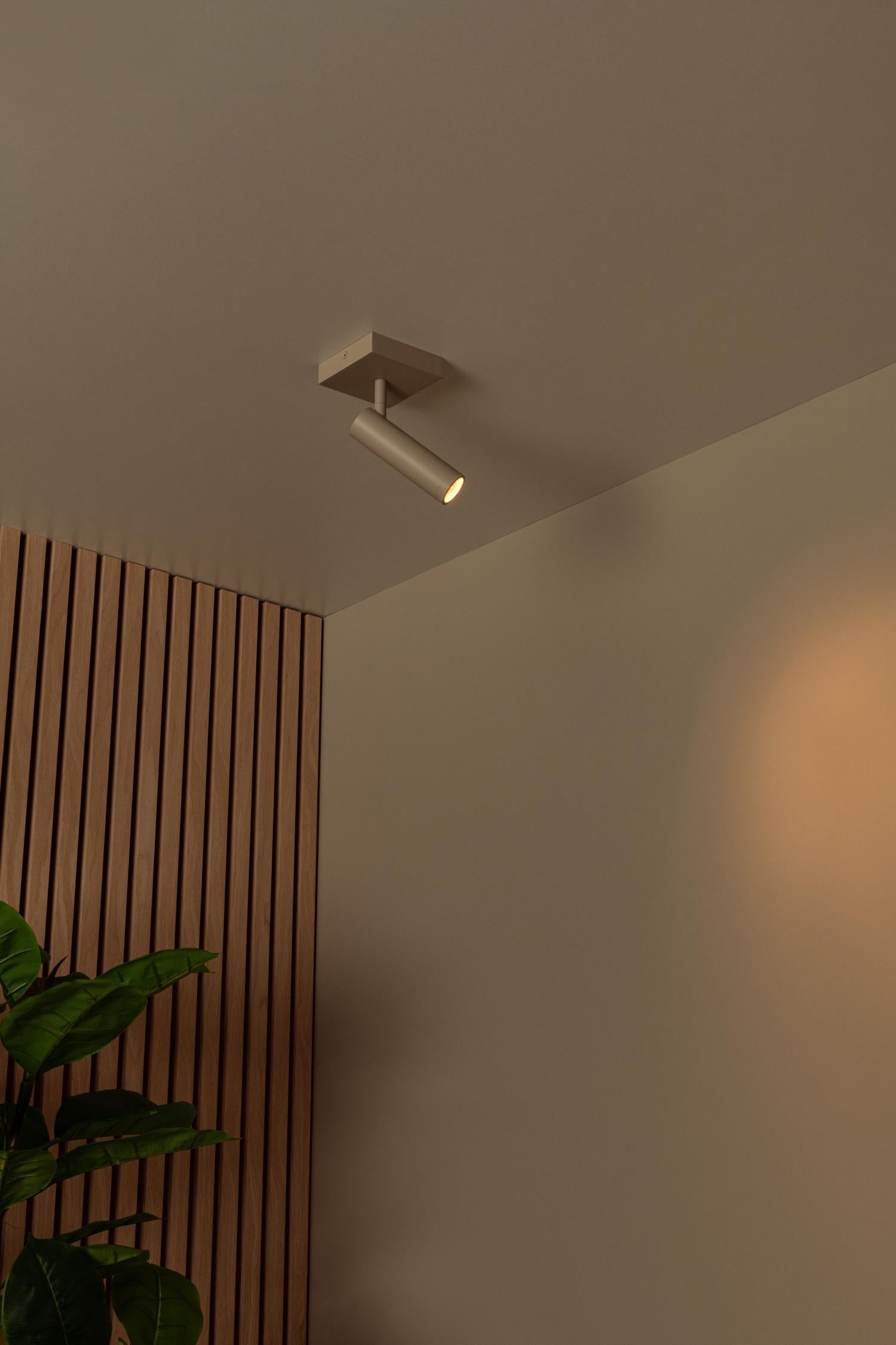 Lucide plafondspot GRADO - 1xGU10 (MR11) - Taupe