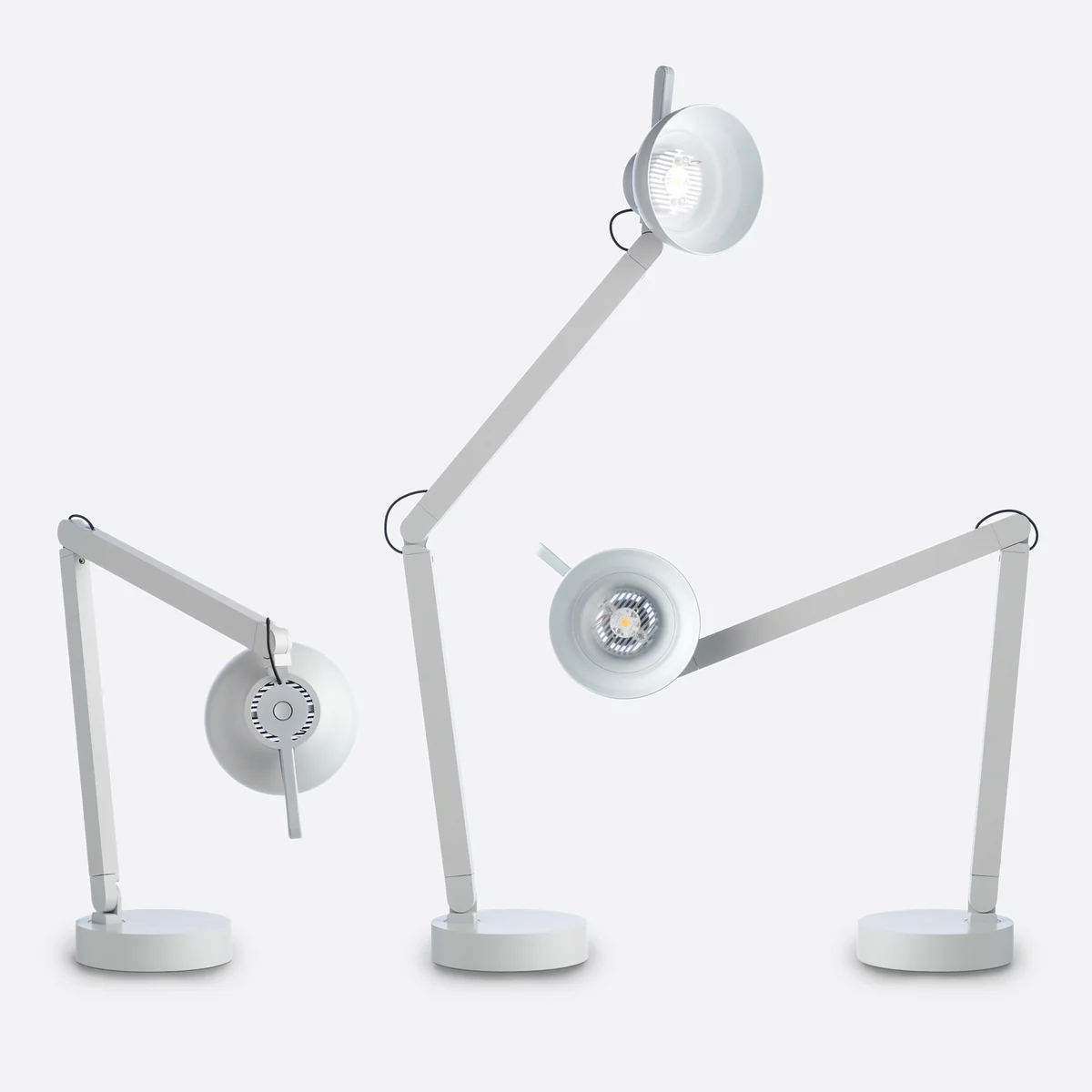 HAY - PC Double Arm LED Tischleuchte, soft black