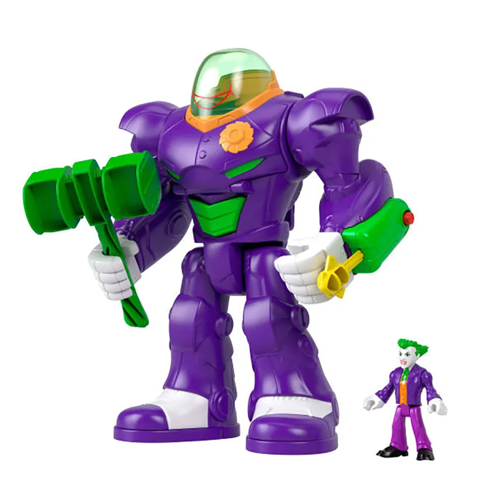 Fisher Price Imaginext Dc Super Friends Joker Hammer Mech figure refurbished
