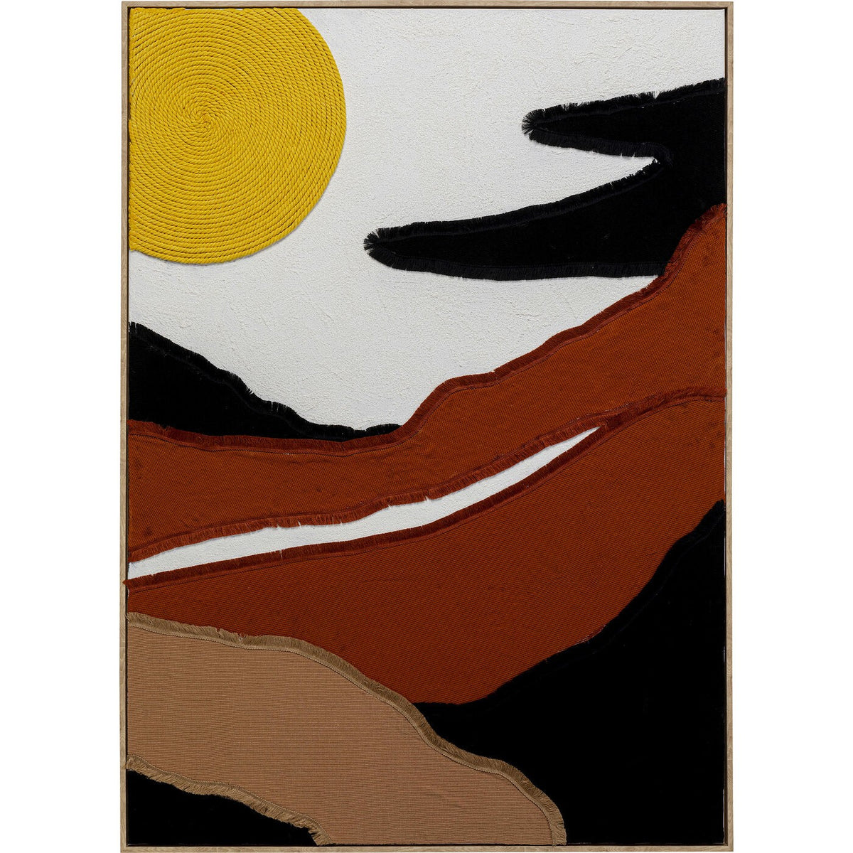 Kare Design Schilderij 3D Artistic Sunrise 73x113cm