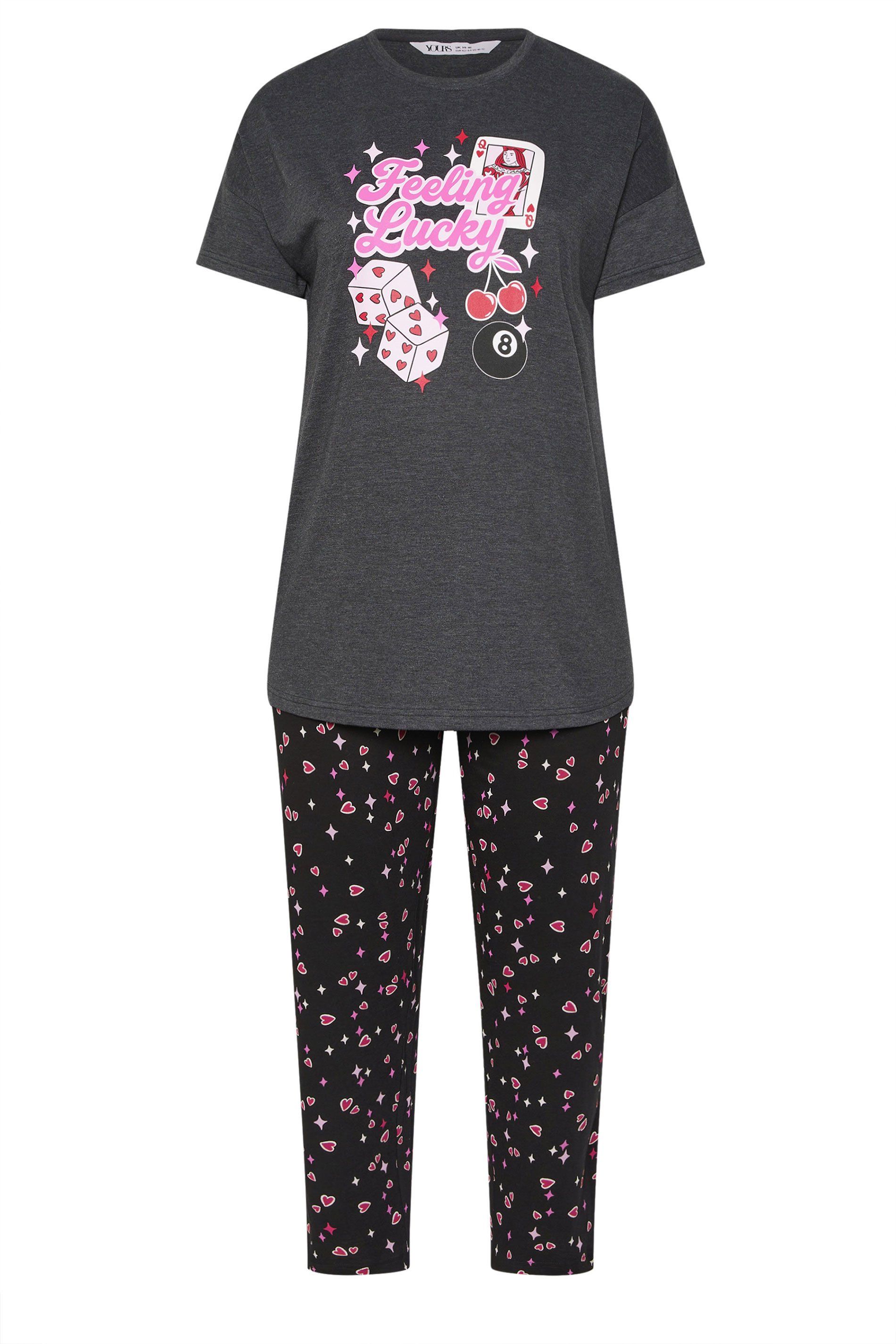 Yours Feeling Lucky' Wide Leg Pyjama Set