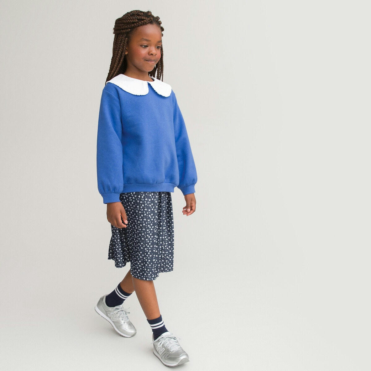 Sweat col claudine en molleton