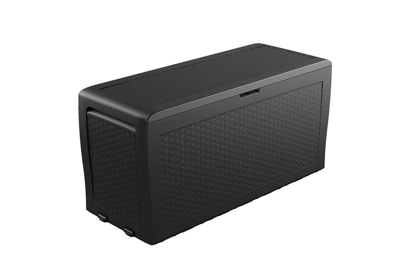 Skrzynia ogrodowa, schowek Samoa Rattan Box 270L - Grafit