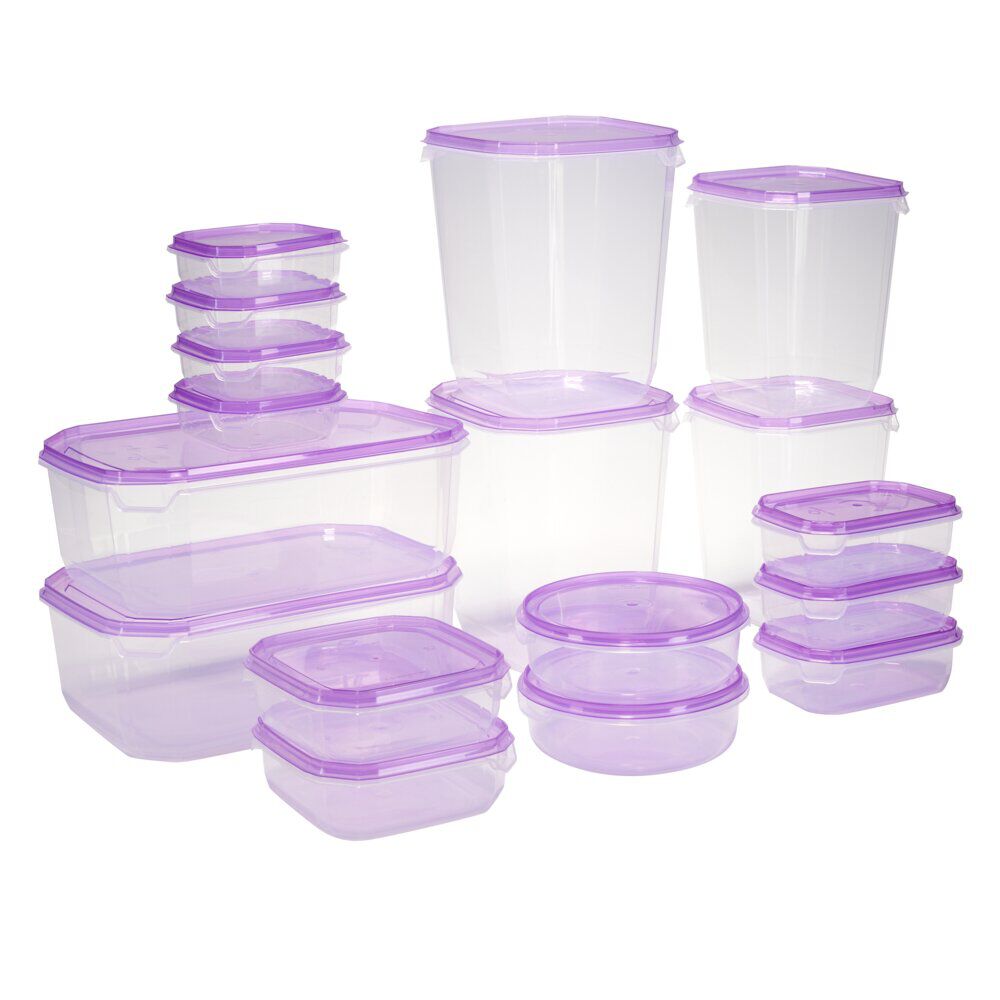 BoÎte alimentaire x17 plastique 3 formes