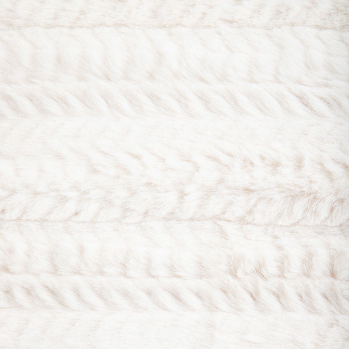 Poszewka MARIL ze sztucznym futerkiem ecru 45x45 cm