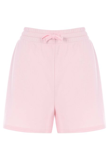 Womens Pink Loopback Sweat Shorts