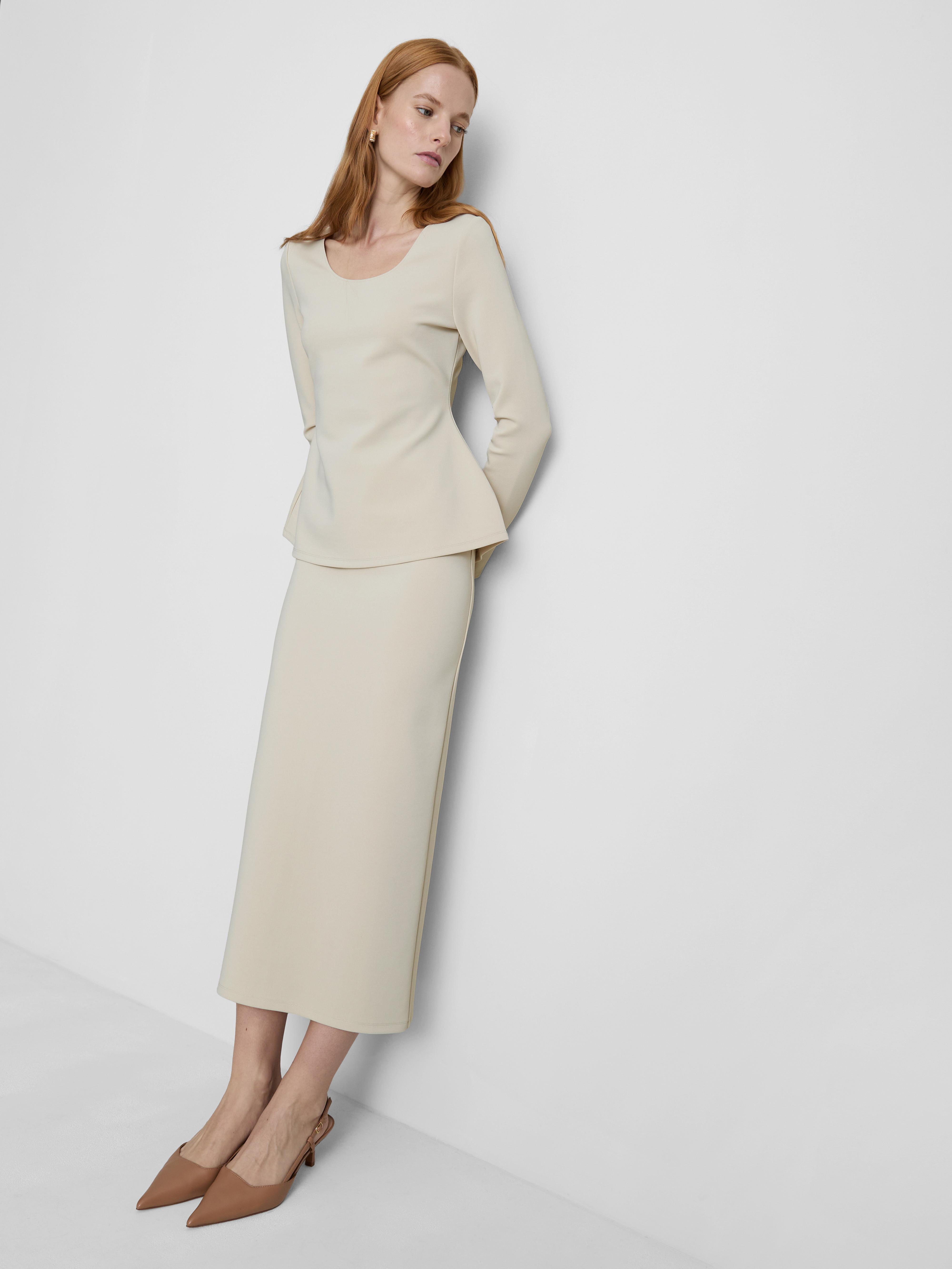 Paula Echevarría Compact Midi Skirt