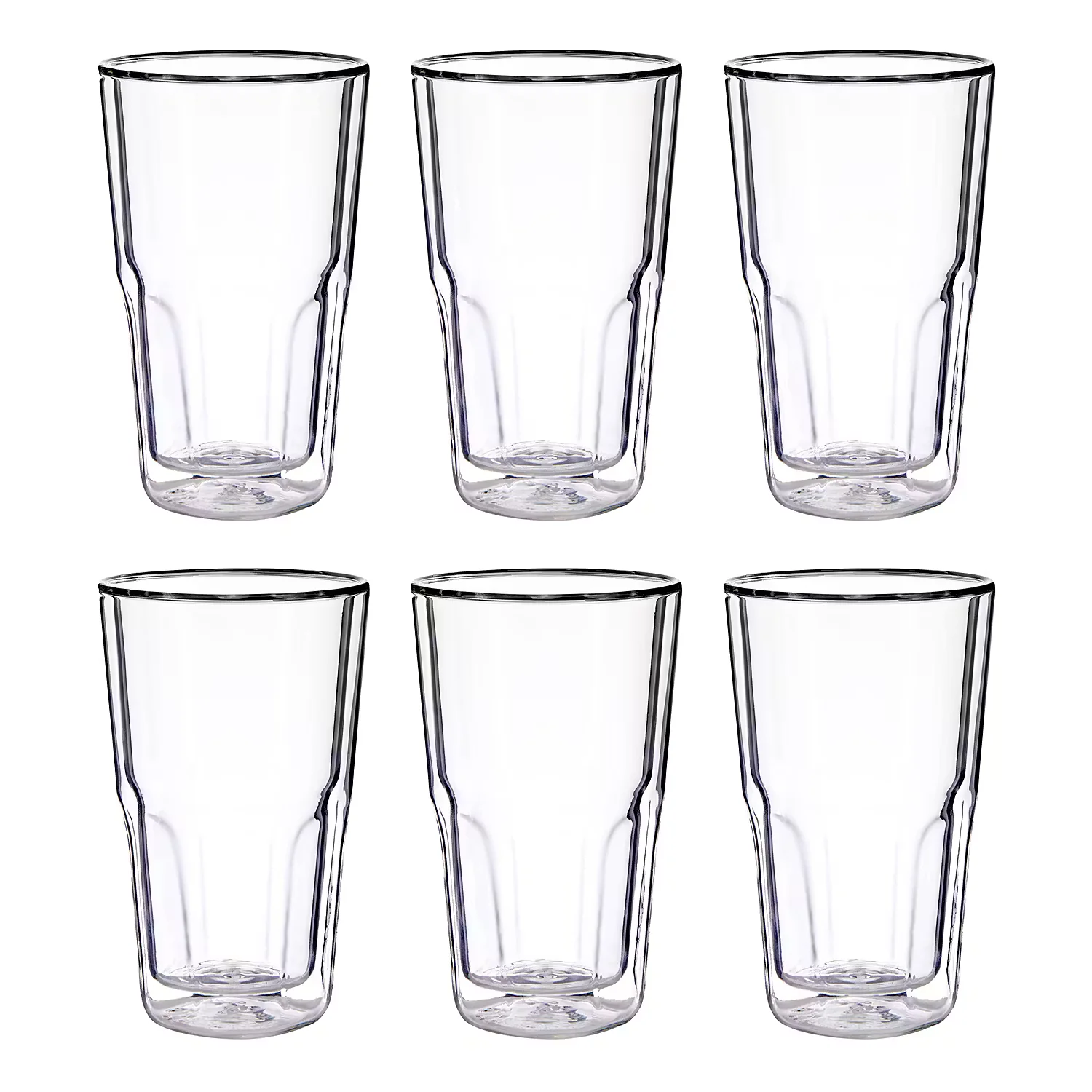 HOT & COLD Trinkglas doppelwandig 6er-Set