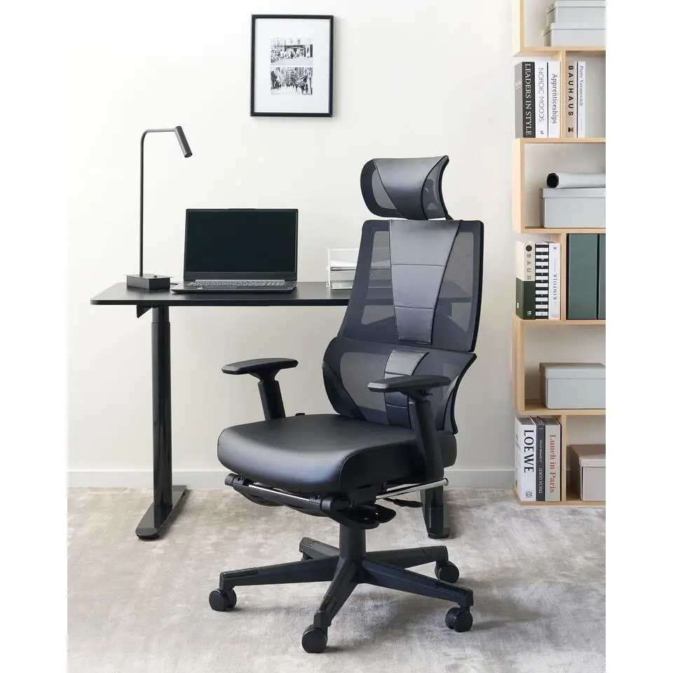 CREATOR - Bureaustoel - Zwart - Kunstleer